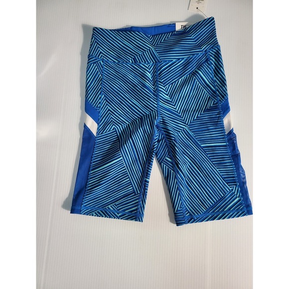 Tommy Hilfiger Sport High Rise Bike Shorts Athletic Blue XS - Picture 1 of 6